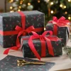 Party Delights Gift Wrapping<Holly Wrapping Paper With Gift Tags & Ribbon - 2 Sheets (50Cm X 70Cm)