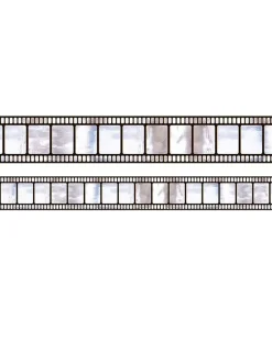 Hollywood Metallic Film Border Roll - 12.5M<Party Delights Online