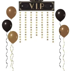 Hollywood Metallic Vip Decorative Door Curtain<Party Delights