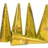 Party Delights Christmas Party Accessories<Holographic Gold Cone Party Poppers (10Pk)