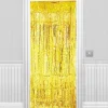 Holographic Gold Foil Door Curtain - 2.4M X 92Cm<Party Delights Outlet