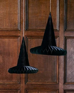 Party Delights Hanging Decorations<Honeycomb Witch Hat (2Pk)