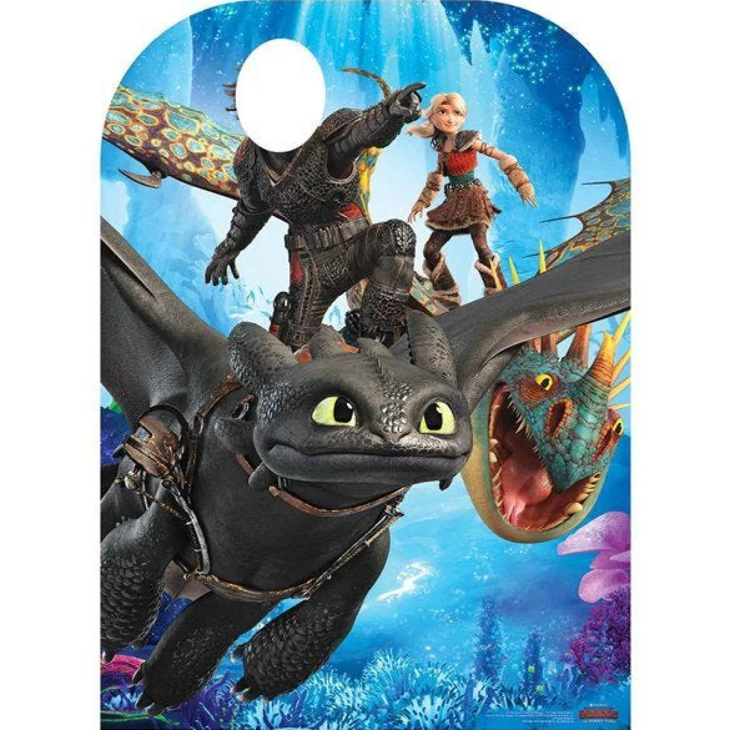 How To Train Your Dragon Stand-In Cardboard Photo Prop - 130Cm X 94Cm<Party Delights Clearance