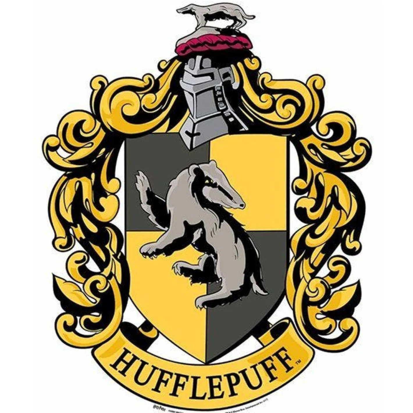 Hufflepuff Wall Emblem Harry Potter Cardboard Cutout - 61Cm X 49Cm<Party Delights Outlet