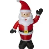 Party Delights Outdoor Decorations<Inflatable Light Up Santa - 1.8M