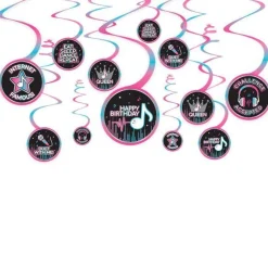 Internet Famous Swirl Decorations (12Pk)<Party Delights New