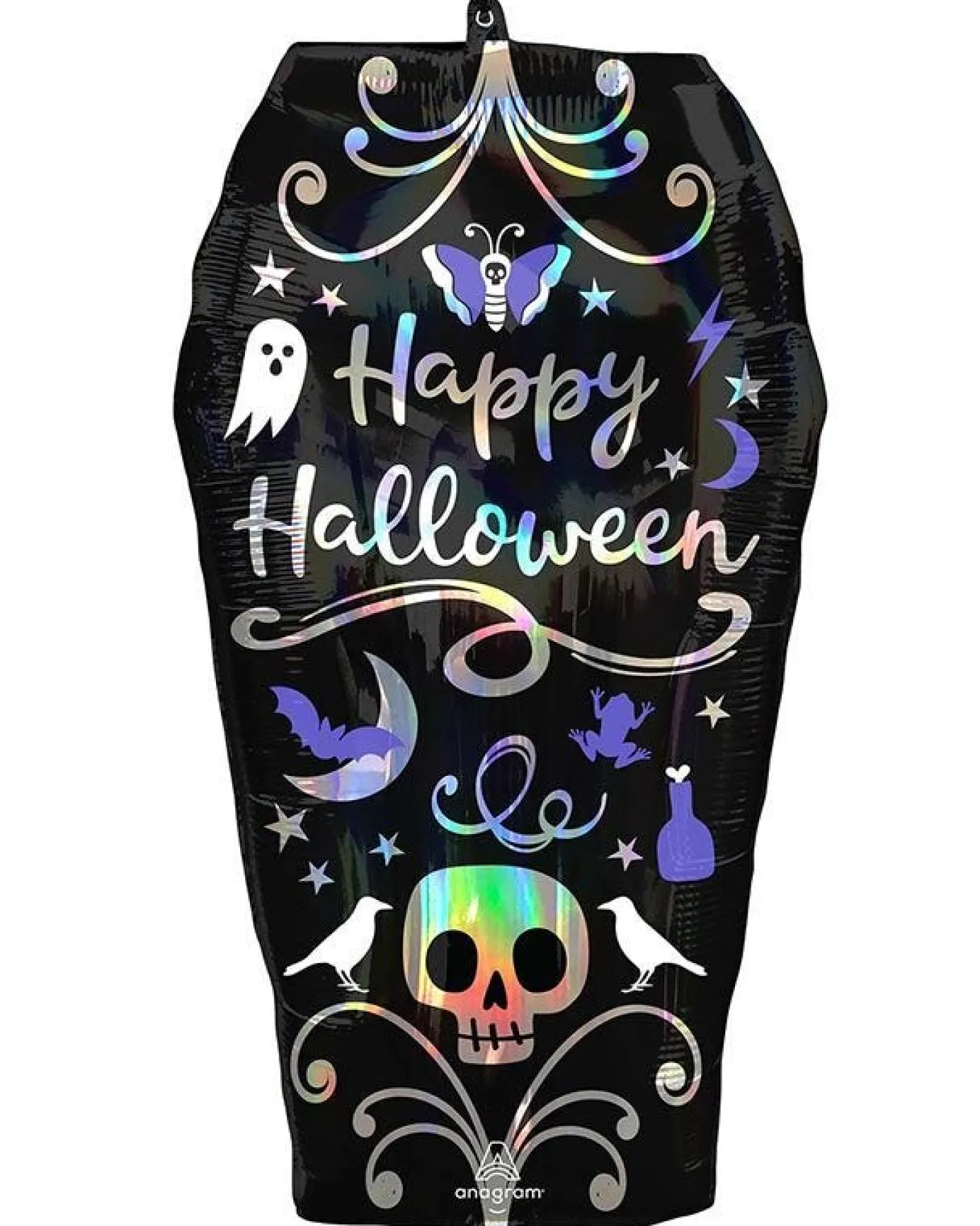 Party Delights Balloons<Iridescent Coffin Supershape Balloon - 27" Foil