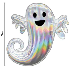 Party Delights Balloons<Iridescent Ghost Supershape Balloon - 25" X 28" Foil