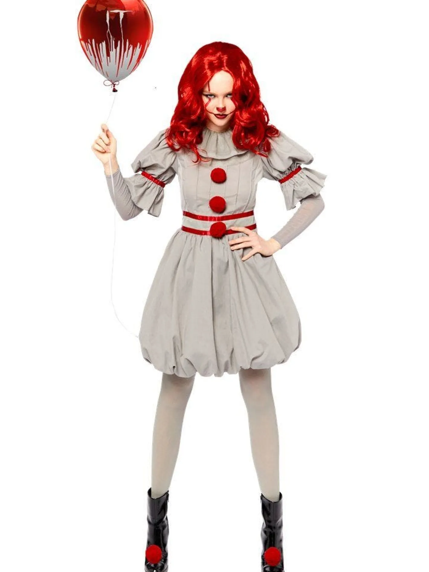 Women's Party Delights Women's<It Pennywise Clown Dress - Adult Costume