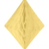 Ivory White Honeycomb Diamond Decoration - 30Cm<Party Delights Sale