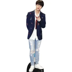 Jin (Kim Seok-Jin) Bts Cardboard Cutout - 90Cm X 24Cm<Party Delights Outlet