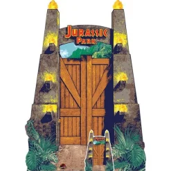 Jurassic Park Entrance Sign Cutout - 131Cm X 92Cm<Party Delights Hot