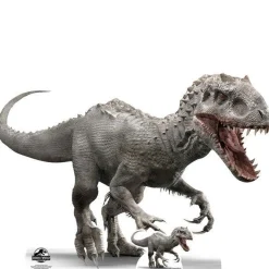 Jurassic World Indominus Rex Dinosaur Cardboard Cutout - 128Cm X 92Cm<Party Delights Clearance
