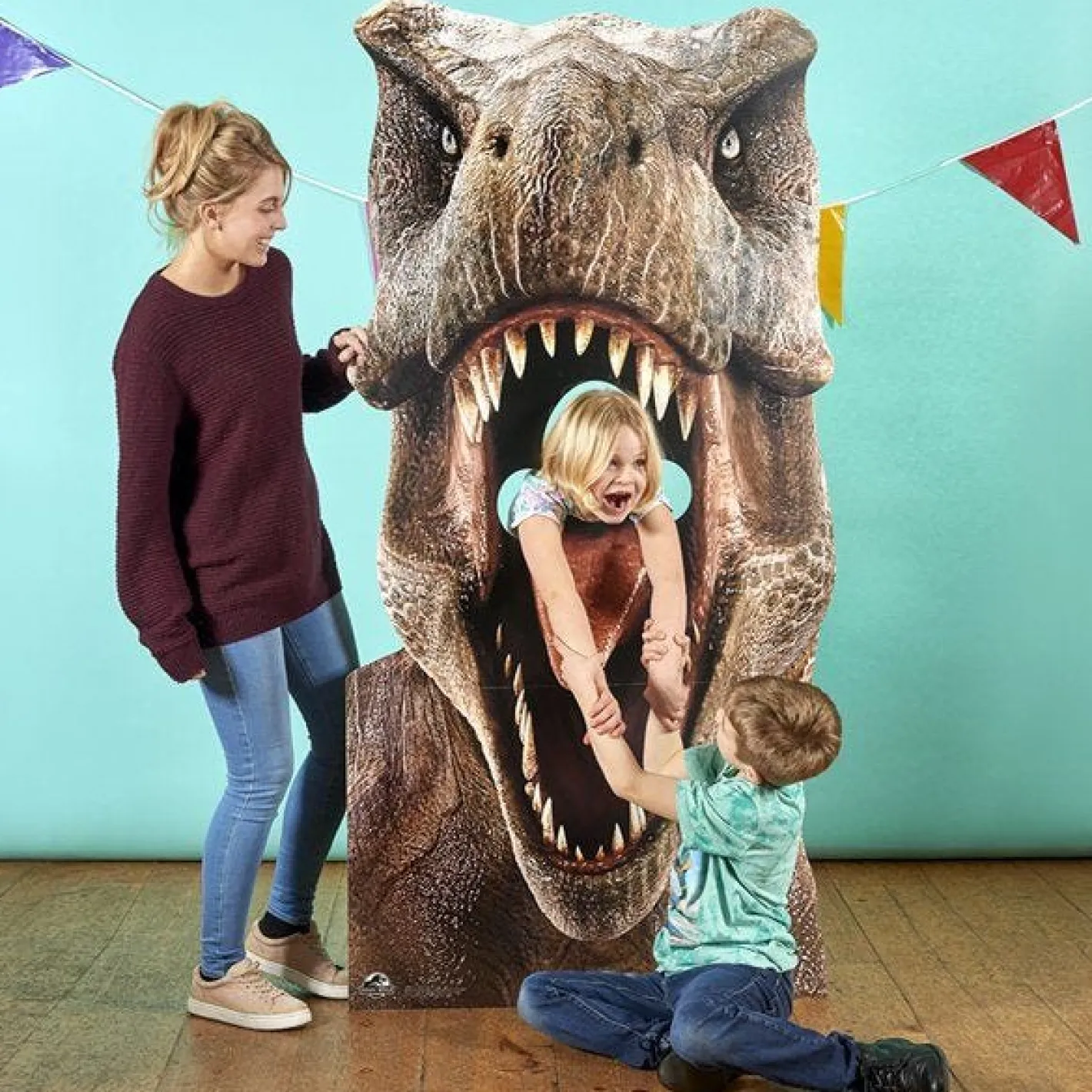Jurassic World T- Rex Dinosaur Stand In Photo Prop - 1.88M<Party Delights Clearance
