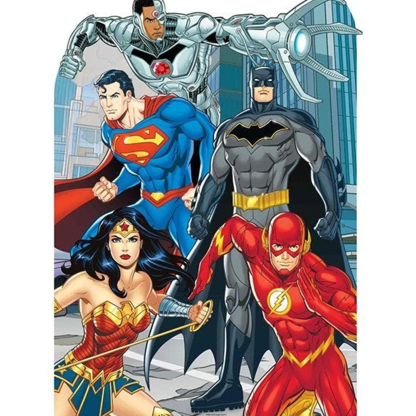 Justice League Children's Stand In Photo Prop - 135Cm X 96Cm<Party Delights Clearance