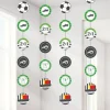 Kicker Party Hanging String Decorations - 1.3M (4Pk)<Party Delights Hot