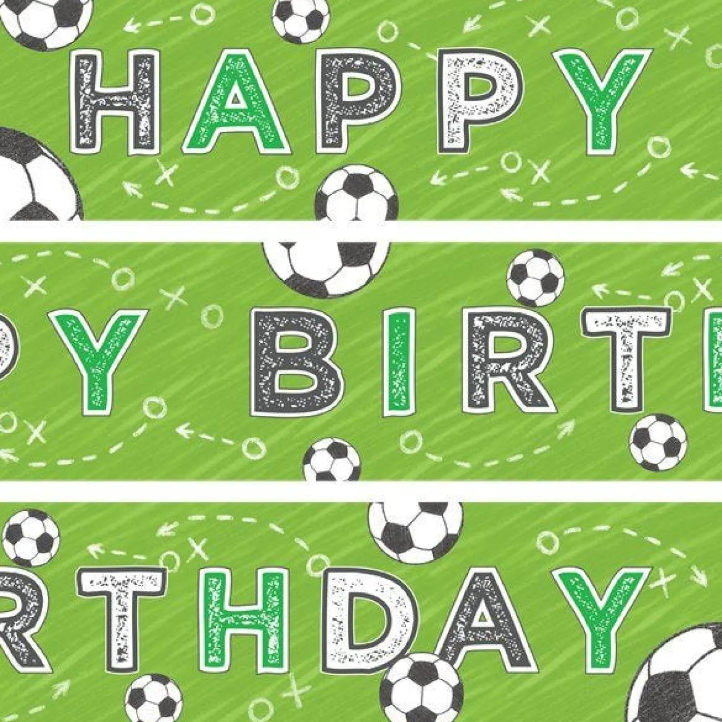 Kicker Party Paper Banners - 1M (3Pk)<Party Delights