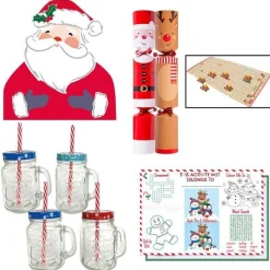 Party Delights Tableware<Kids Christmas Table Decorating Kit