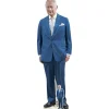 King Charles Blue Suit Cardboard Cutout - 179Cm X 56Cm<Party Delights New