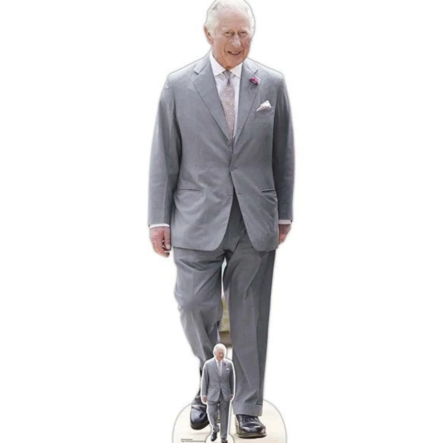 King Charles Cardboard Cutout - 108Cm X 58Cm<Party Delights Online