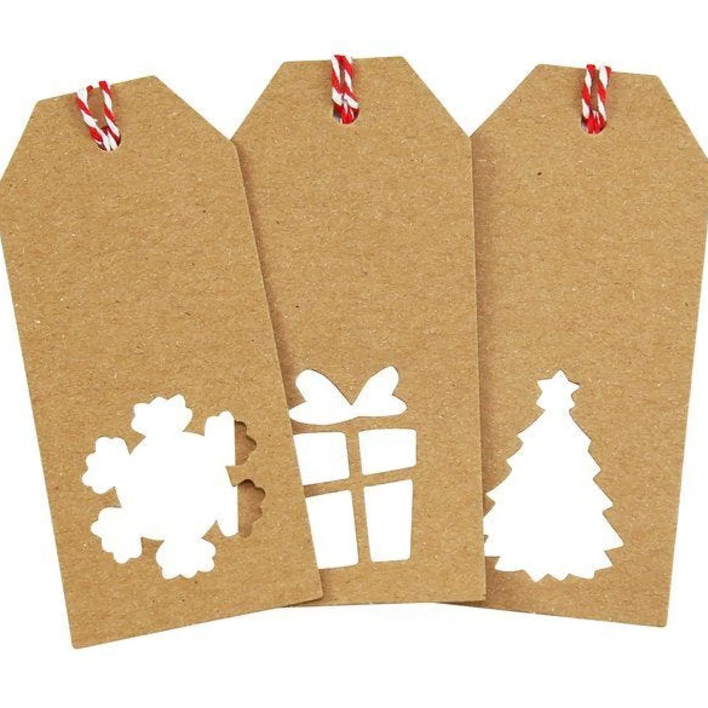 Party Delights Gift Wrapping<Kraft Gift Tags (12Pk)