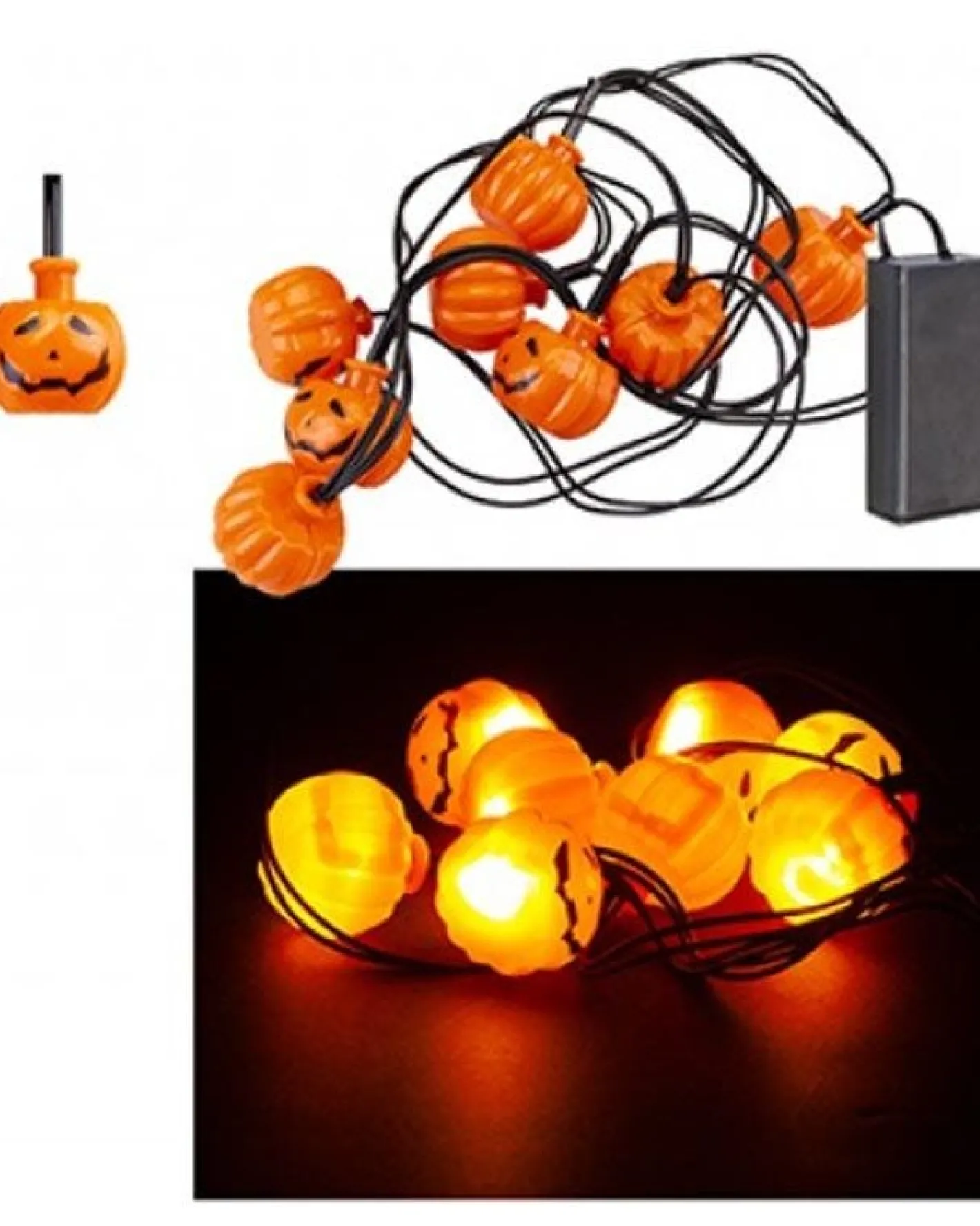 Party Delights Props<Led Pumpkin String Lights