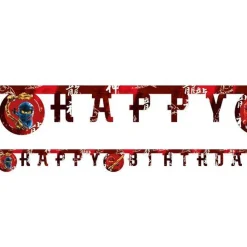 Lego Ninjago 'Happy Birthday' Paper Banner - 2M<Party Delights