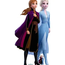 Life Size Disney Anna & Elsa Cardboard Cutout - 182Cm X 96Cm<Party Delights