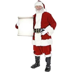 Life Size Santa With Small Sign Cardboard Cutout - 180Cm X 95Cm<Party Delights Sale