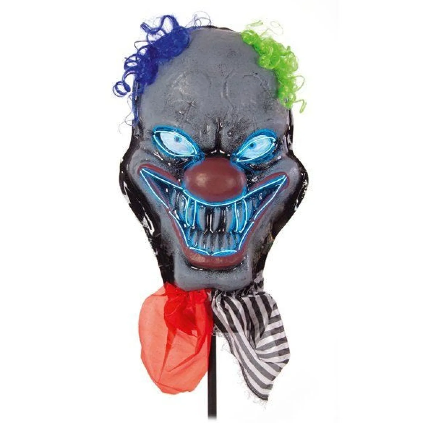 Party Delights Props<Lights Up Clown Head Stake - 83Cm