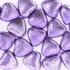 Lilac Foil Chocolate Hearts X20<Party Delights Sale