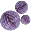 Party Delights Hanging Decorations<Lillac Paper Honeycomb Hanging Decorations (3Pk)