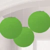 Lime Green Paper Lantern Decorations - 24Cm (3Pk)<Party Delights Discount
