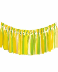 Lime Green, Yellow, & Light Yellow Plastic Fringe Photo Backdrop Kit<Party Delights Best