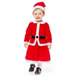 Kids' Party Delights Kids'<Little Miss Santa - Baby And Toddler Costume