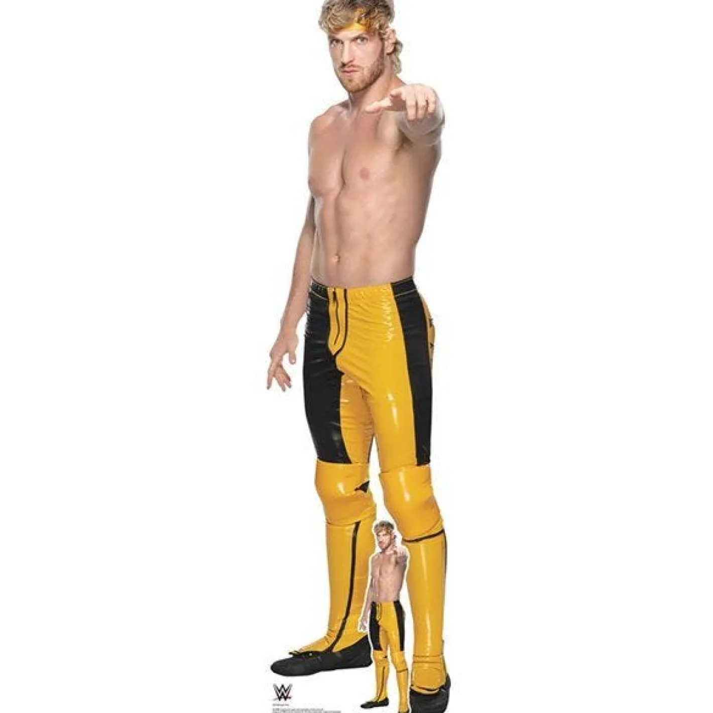 Logan Paul Wwe Cardboard Cutout - 189Cm X 49Cm<Party Delights