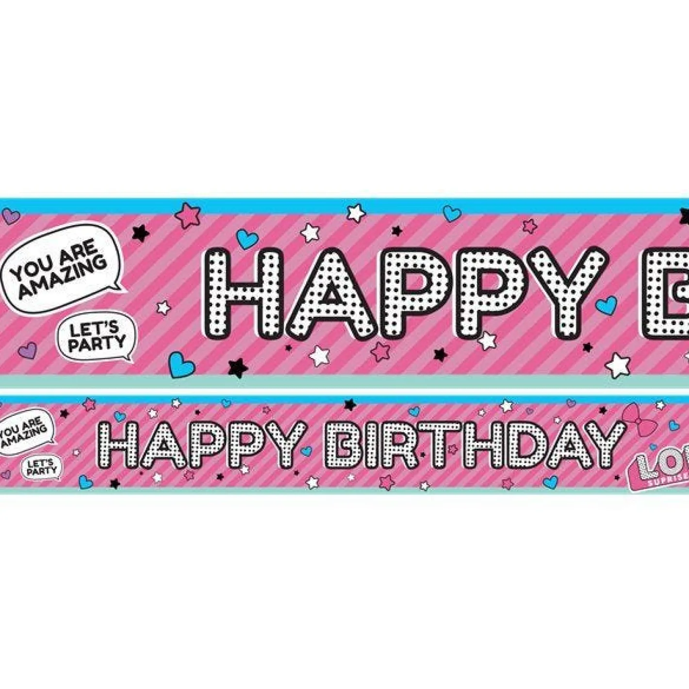 L.O.L Surprise Paper Banners - 1M (3Pk)<Party Delights New