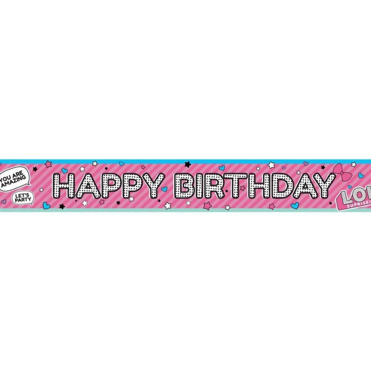 L.O.L Surprise Paper Banners - 1M (3Pk)<Party Delights New
