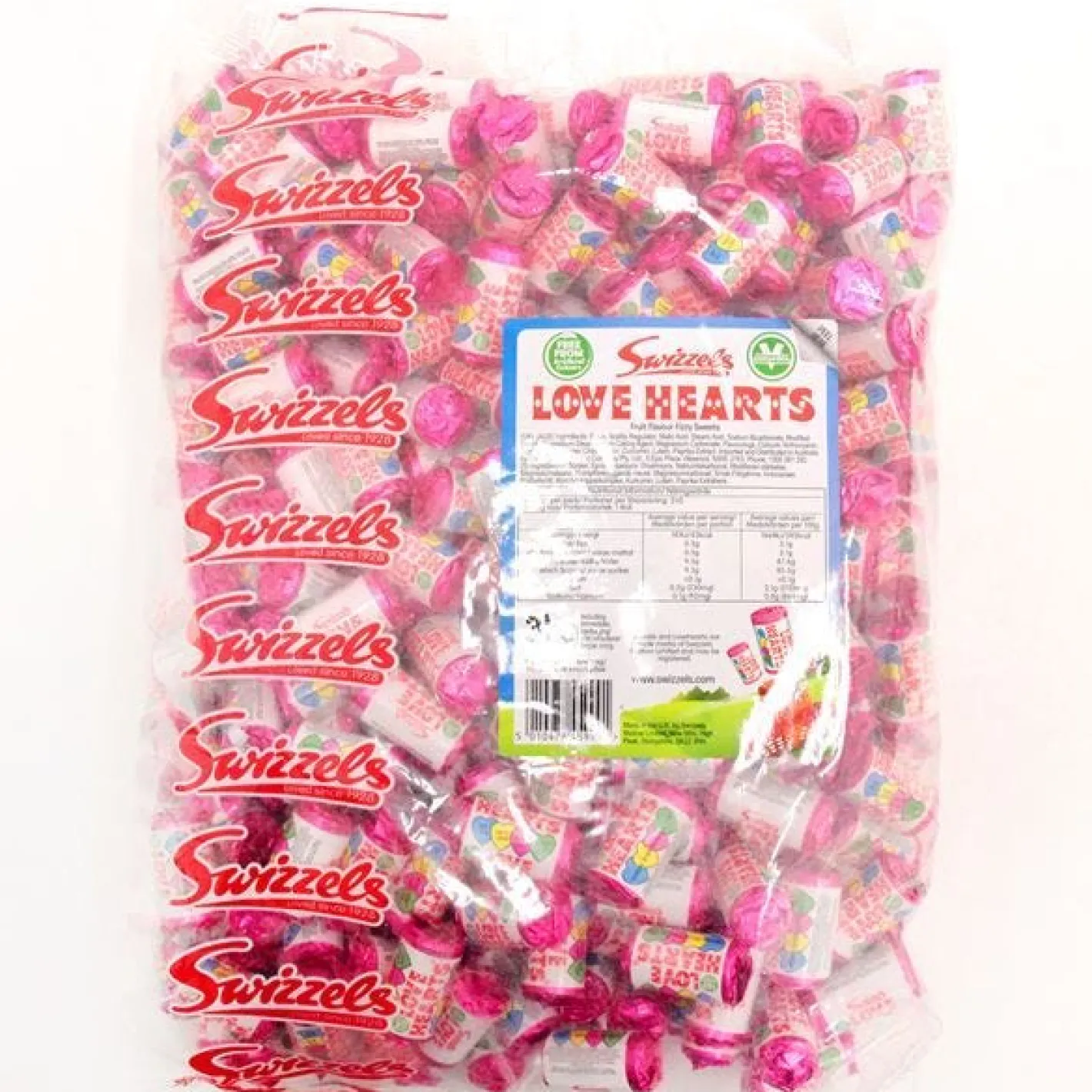 Love Hearts Mini Rolls - 3Kg<Party Delights Outlet