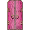 Magical Double Doors Pink Cardboard Cutout - 191Cm X 94Cm<Party Delights New