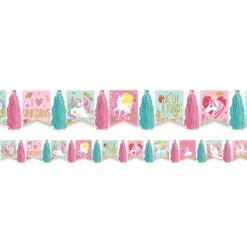 Magical Unicorn Glitter Tassel Garland - 3M<Party Delights Hot