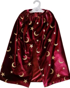 Party Delights Costume Accessories<Magician Burgundy Cape
