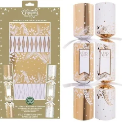 Party Delights Christmas Crackers<Make Your Own Gold Crackers - 36Cm (6Pk)