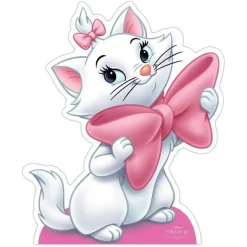 Marie With Bow Aristocats Cardboard Cutout - 82Cm X 68Cm<Party Delights Online
