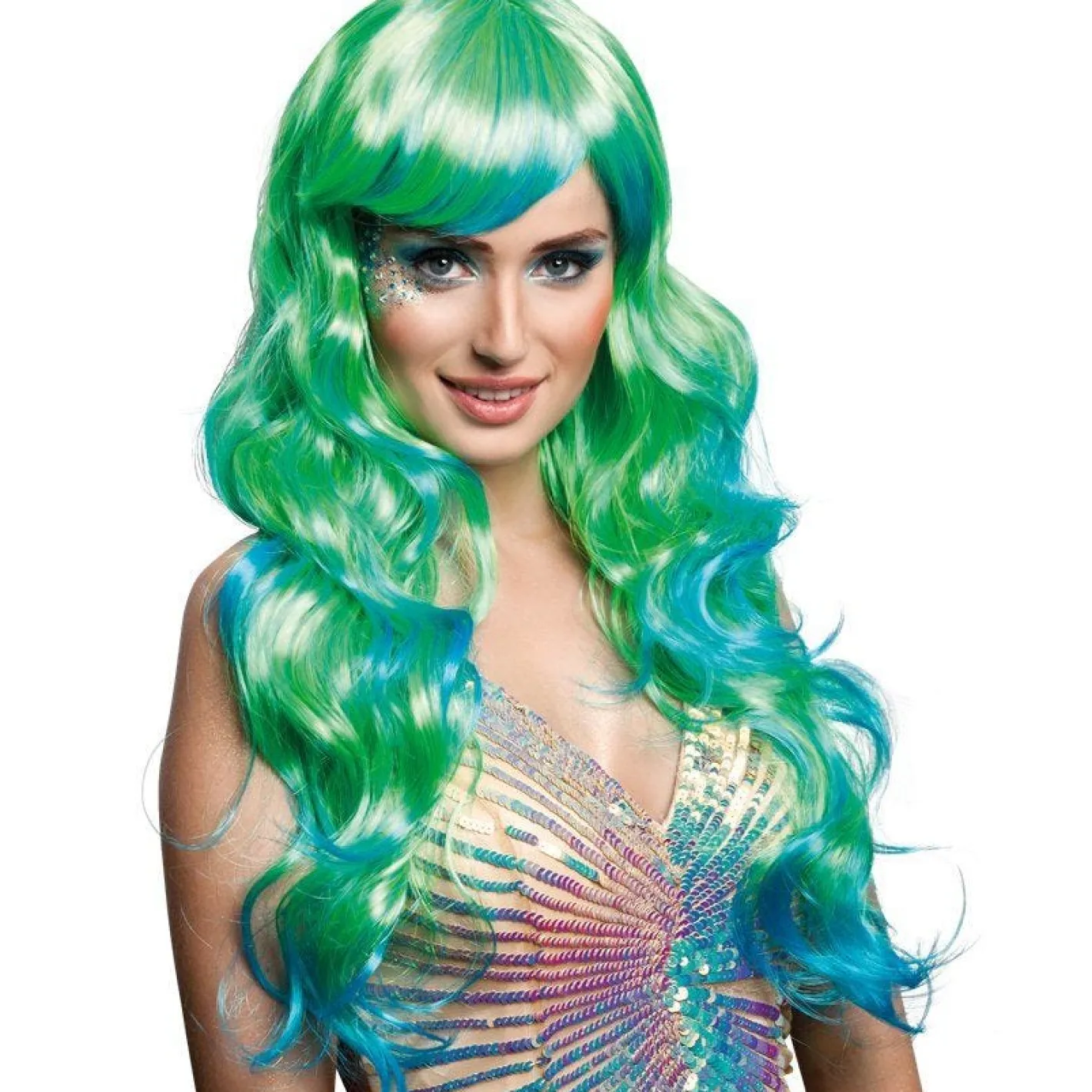 Mermaid Ombre Wig<Party Delights Clearance