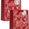 Party Delights Gift Wrapping<Merry & Bright Mixed Gift Bags (2Pk)
