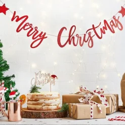 Party Delights Hanging Decorations<Merry Christmas Bunting - 2M