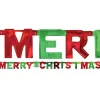 Merry Christmas Letter Banner - 1.5M<Party Delights Sale