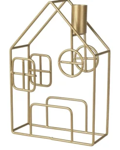 Party Delights Tableware<Metal House Dinner Candle Holder