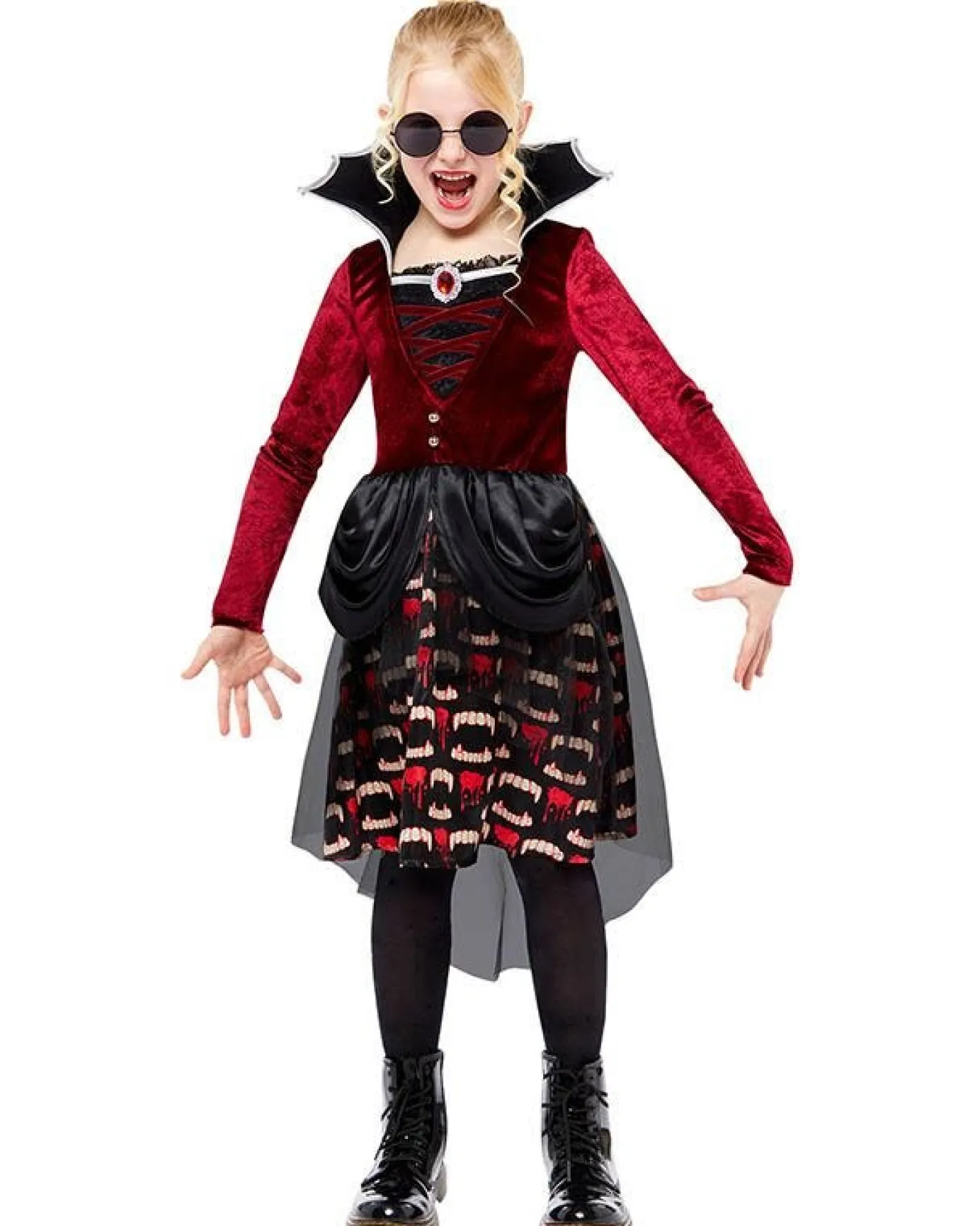 Kids' Party Delights Kids'<Midnight Vampiress - Childs Costume